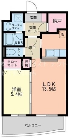 レーヴサンティールの物件間取画像